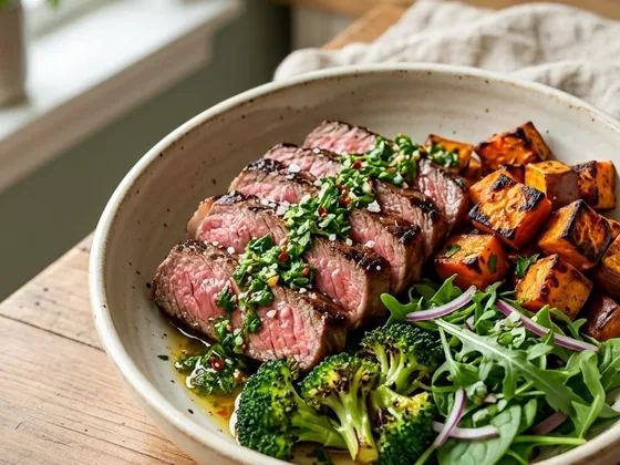 Steak and Sweet Potato Bowl